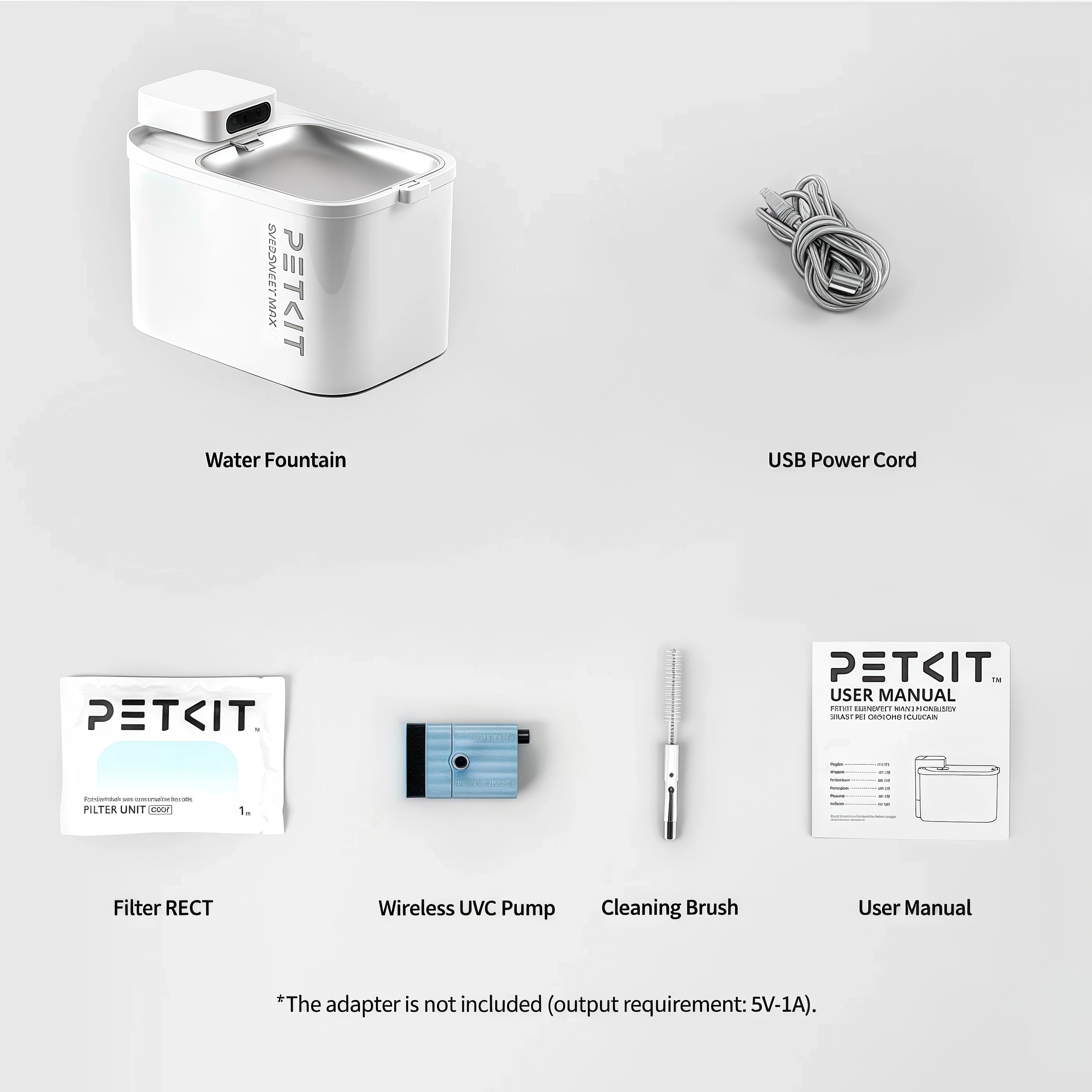 EverSweet Max (Non-UVC/UVC)Cordless Pet Water Fountain