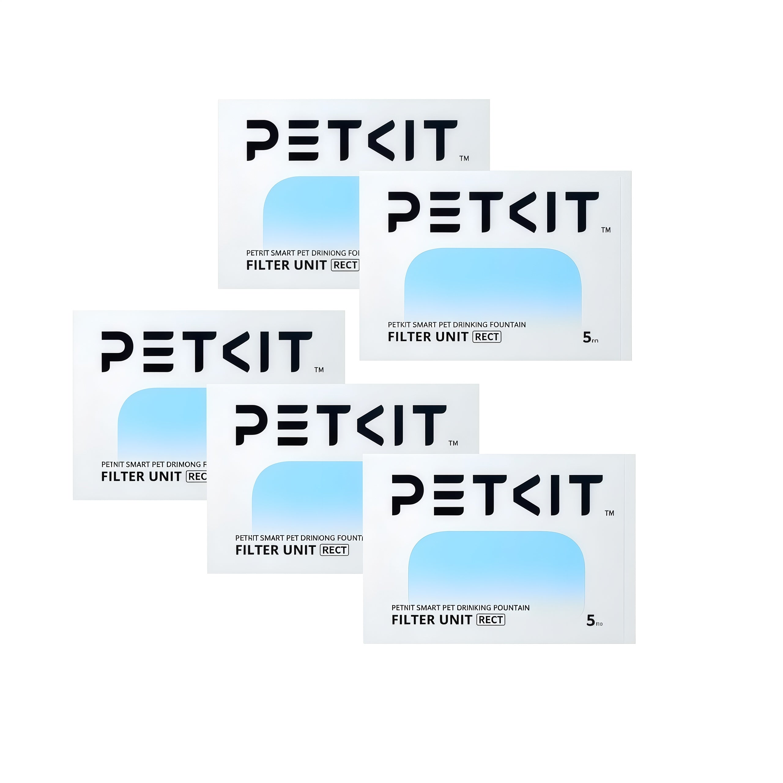 PETKIT Filter Unit RECT 5.0 | 5 pcs