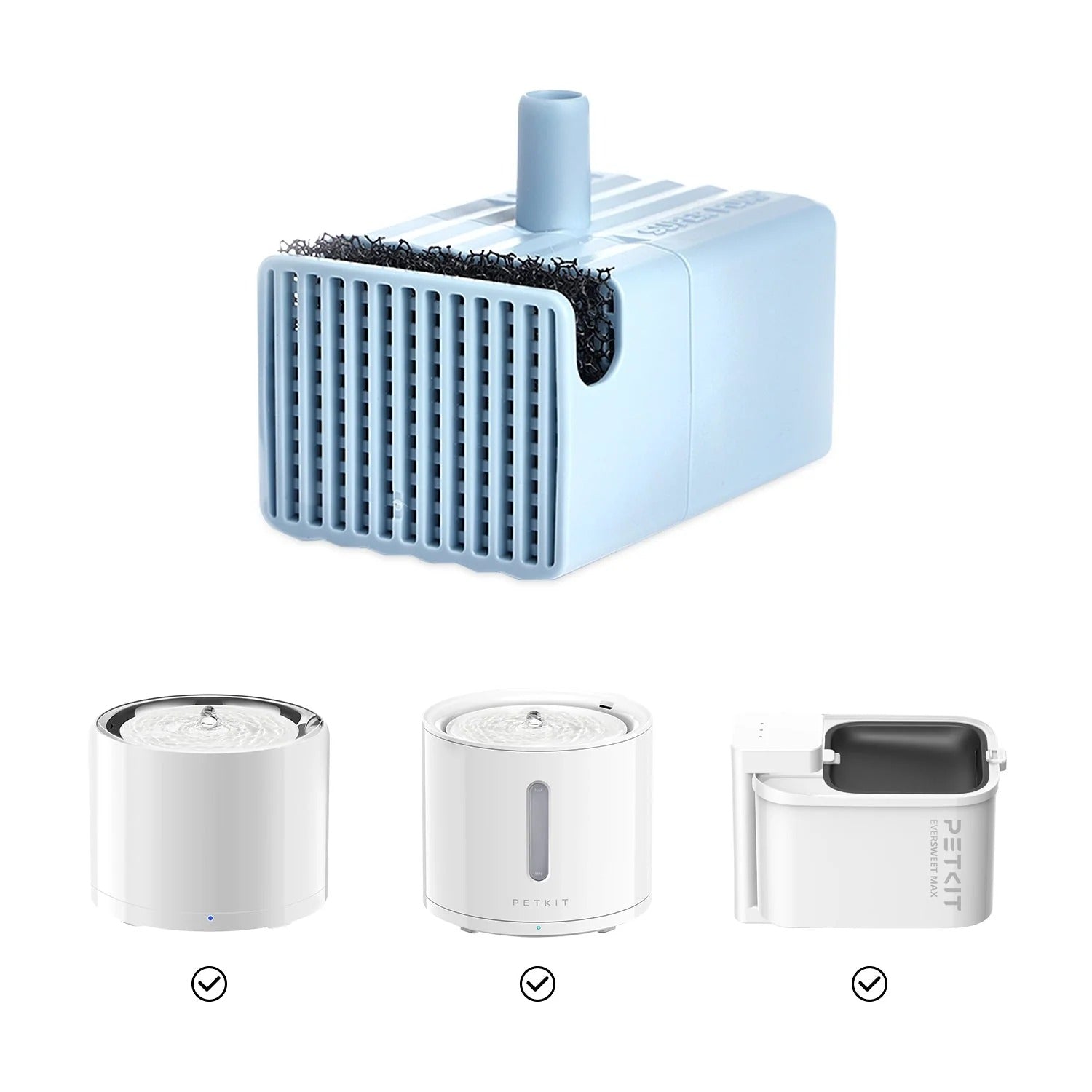 Wireless Water Pump (UVC) & Filter Unit RECT 5.0 | 5 pcs