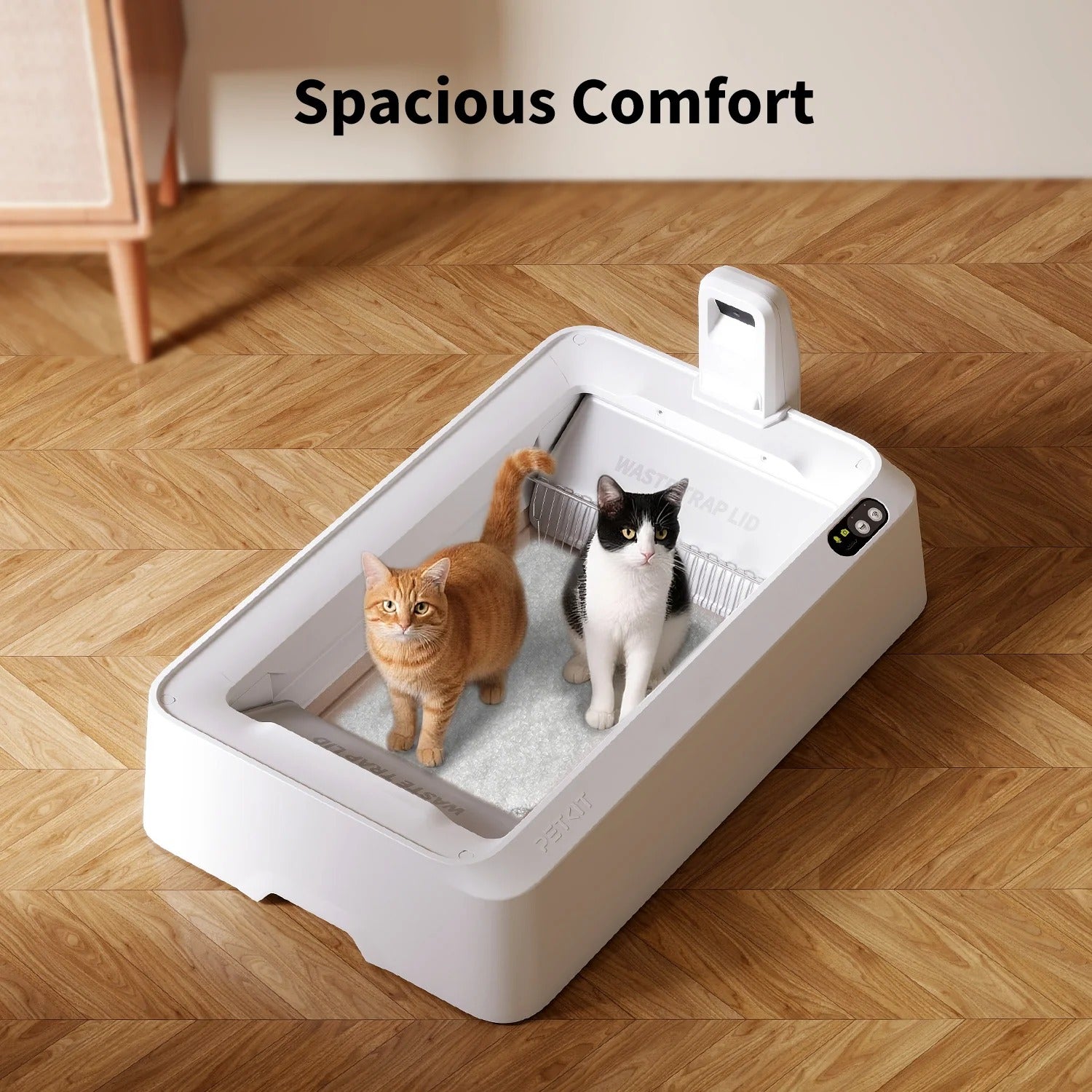 Purobot Crystal Duo Automatic Cat Litter Box with Camera