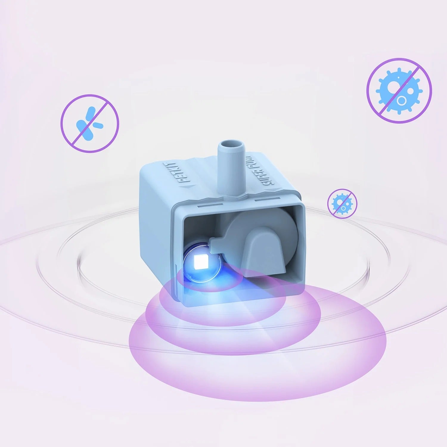 Wireless Water Pump (UVC) & Filter Unit RECT 3.0 | 5 pcs