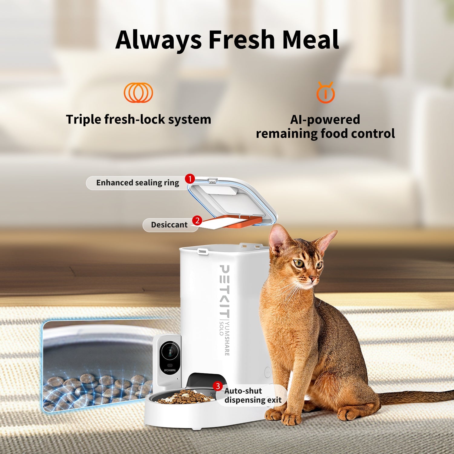 YumShare Solo Automatic Feeder with Camera