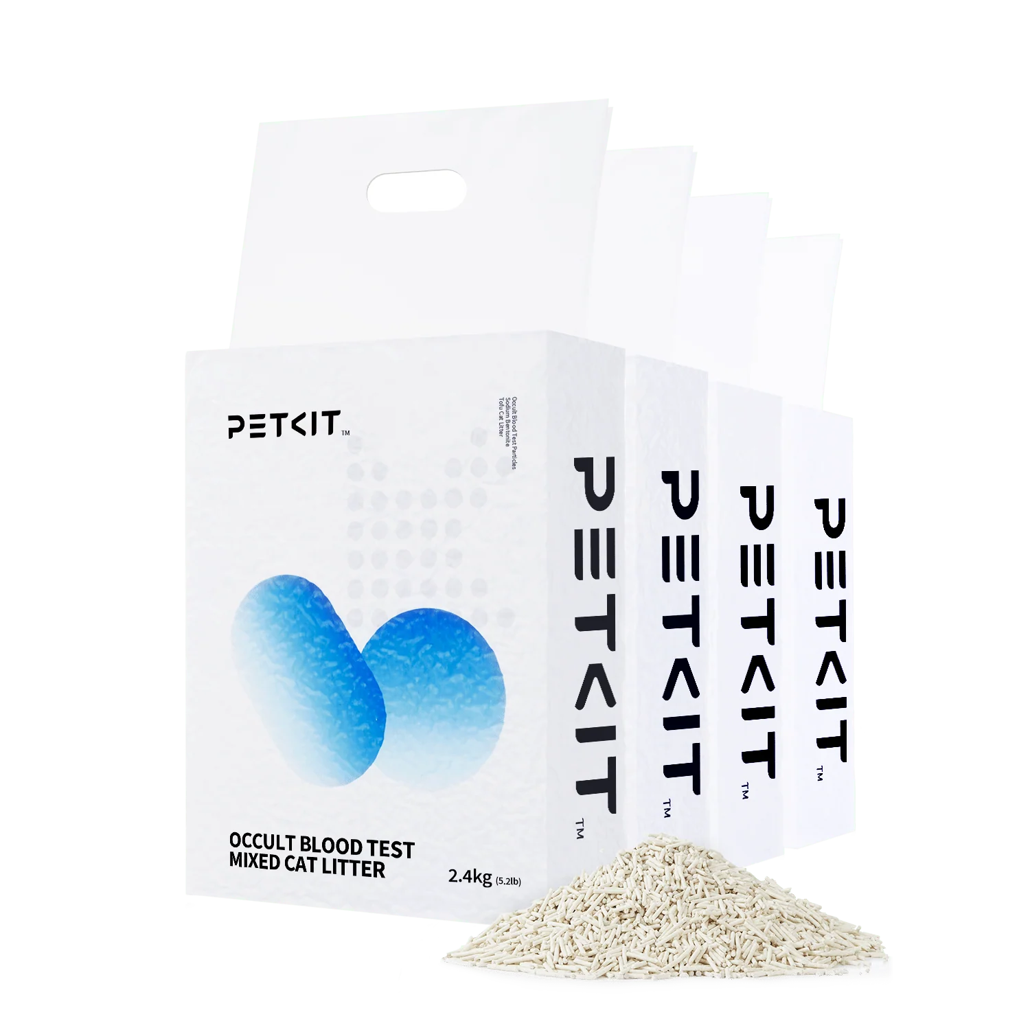 Occult Blood Test Mixed Cat Litter - 4 Bags