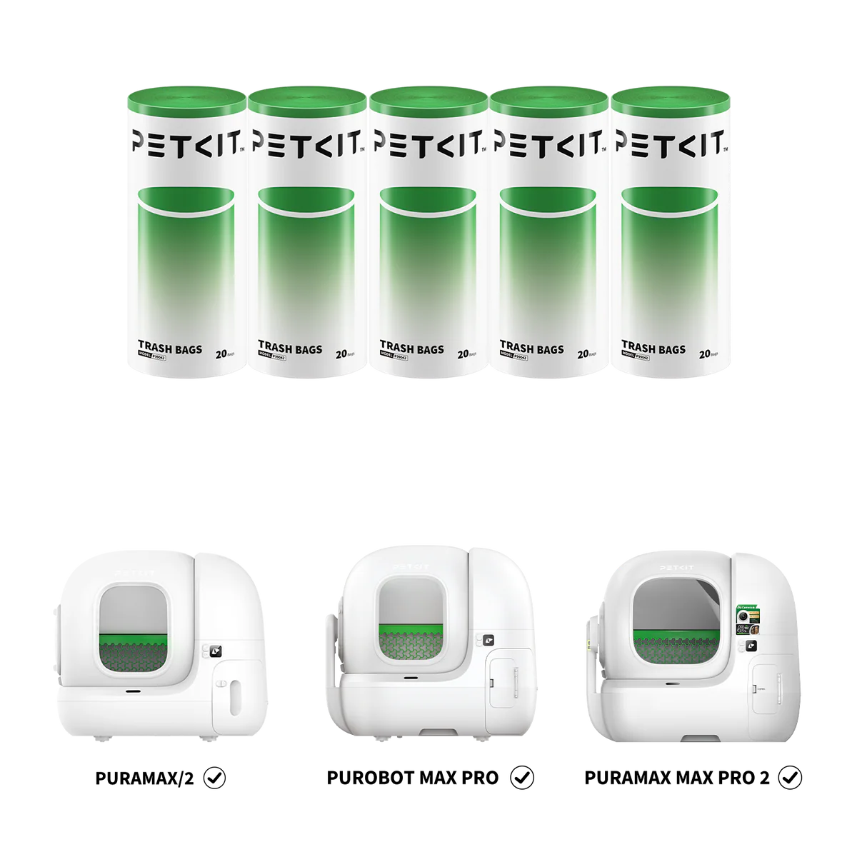 Sacs poubelles avec cordons de serrage